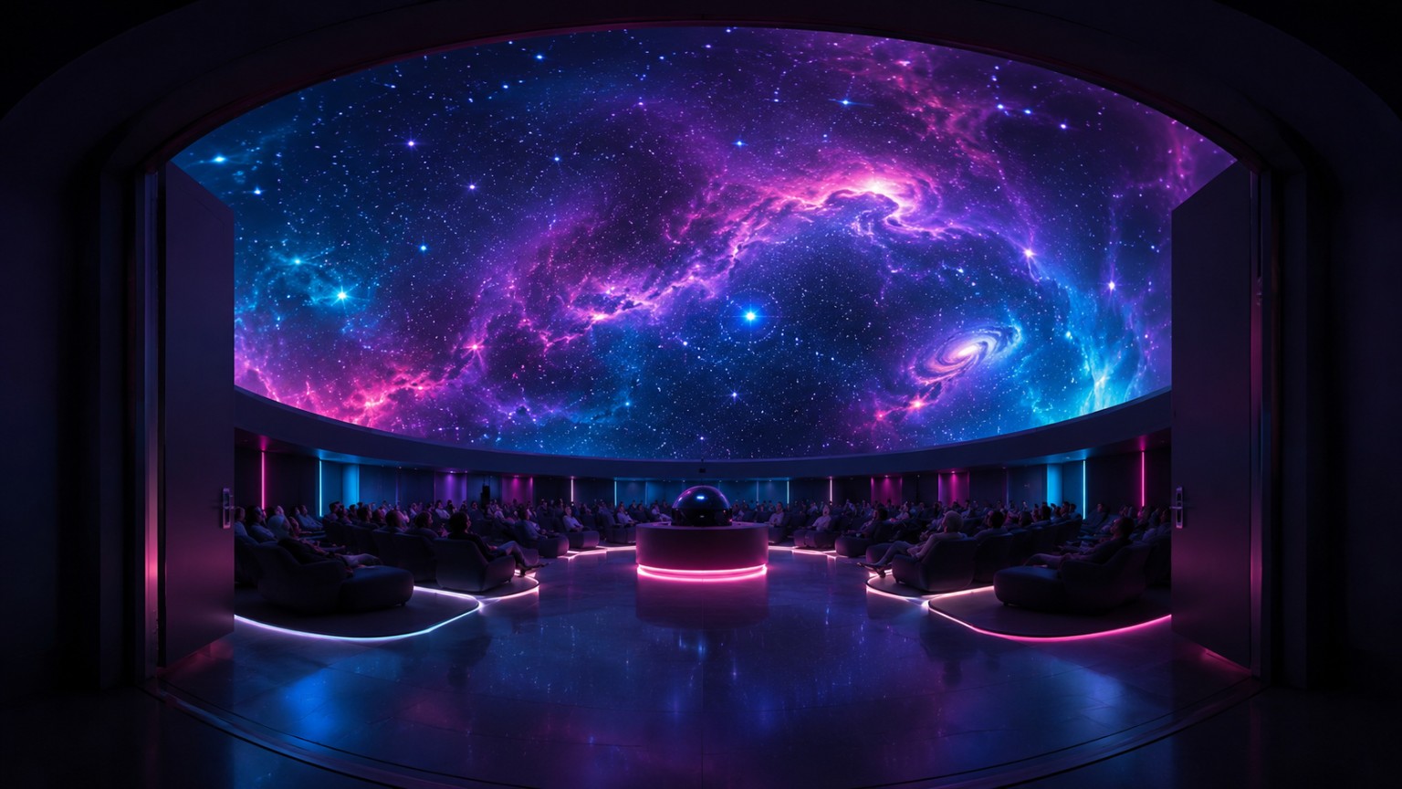 Planetárium a 360° projekcie